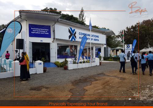 Award winning expo booth designs communication authority of Kenya