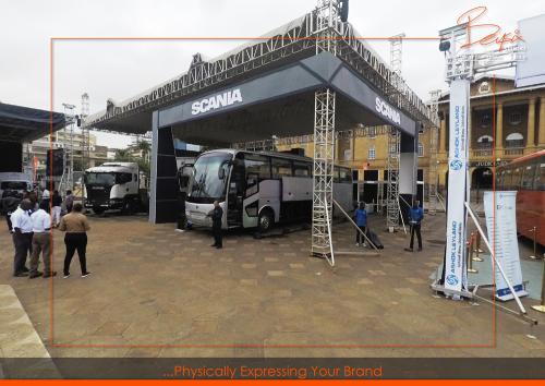 Exhibition Booth Scania Total Motorshow Kenya