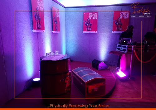 Product launch stage design event build