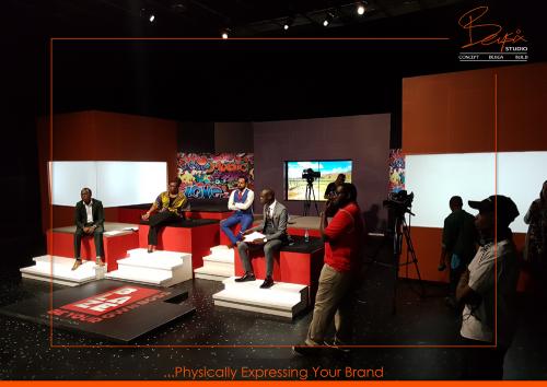 Blaze BYOB Kenya Set Design And Build Studio Set