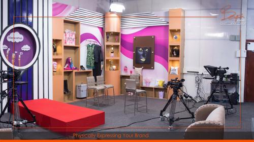 Creative Space Planning Studio Set Brandplus TV News room