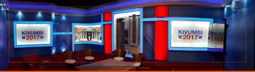 KTN Studio Design and Build Kenya News Room
