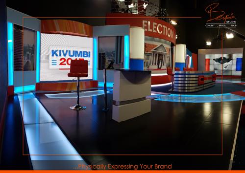Kenya TV Studios News Rooms