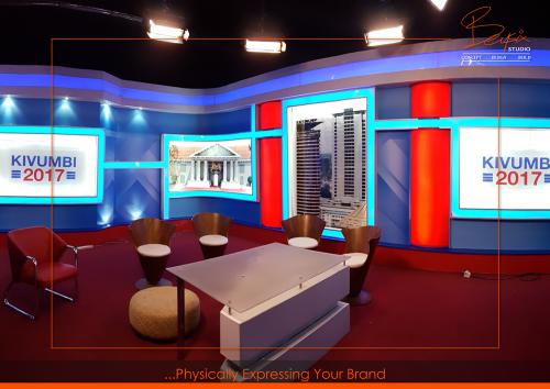 News Room Kenya Studio KTN