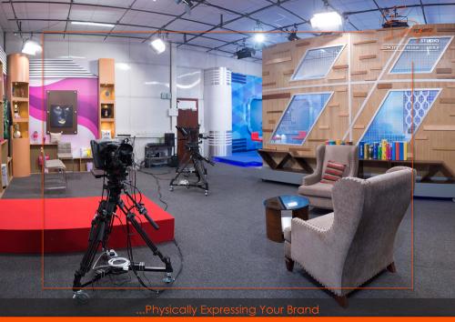 Studio Set Design And Build News Room Kenya Brandplus TV BTV