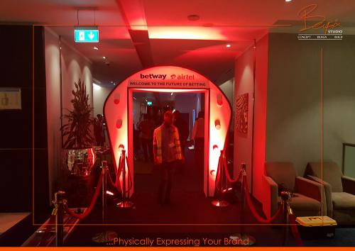 Betway Entry Arch event design Event Build