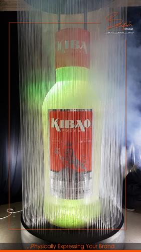 Product Launch Kibao Vodka Bottle Event